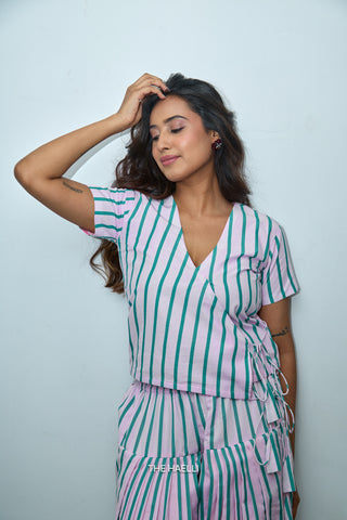 Skyline Pink Cotton Top