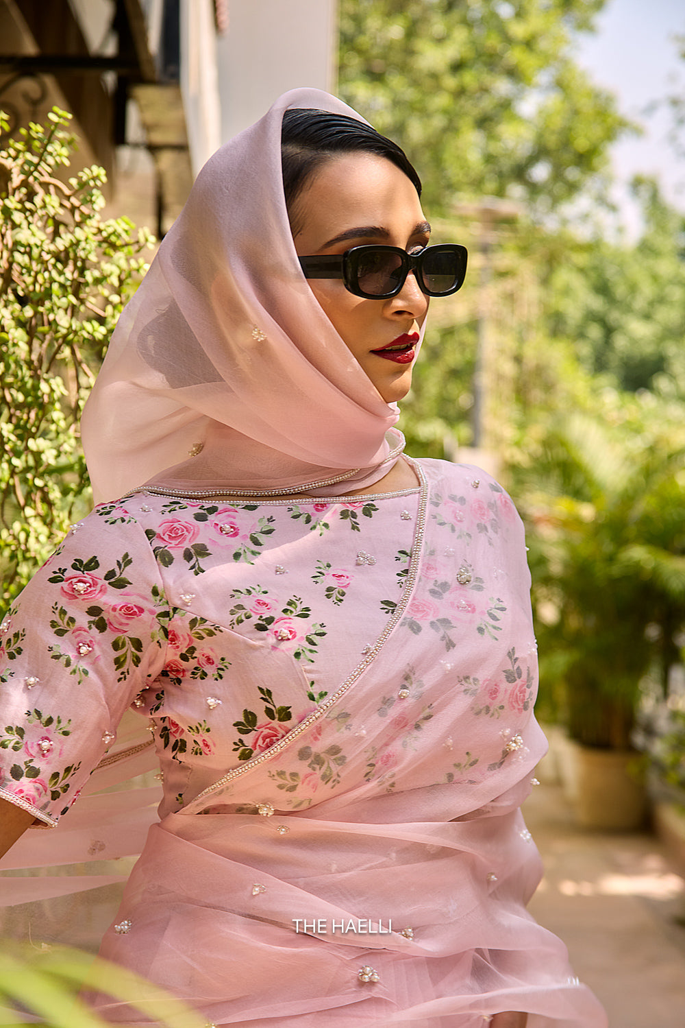 Rosie Pink Organza Blouse