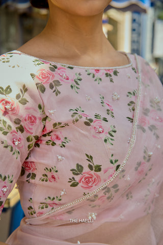 Rosie Pink Organza Blouse