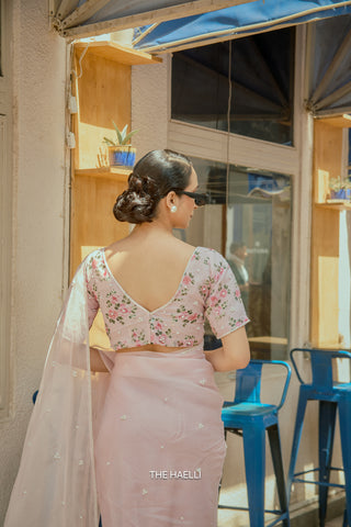 Rosie Pink Organza Blouse