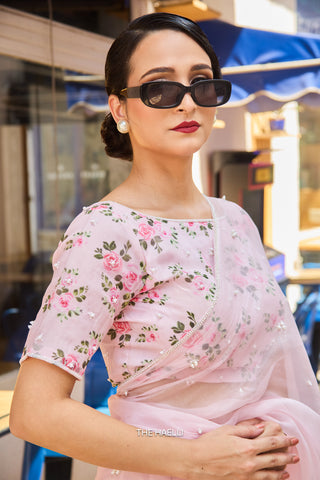 Rosie Pink Organza Blouse