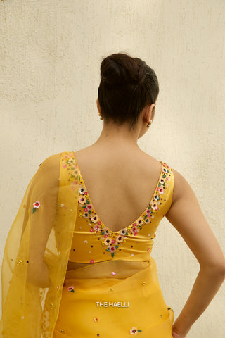 Lily Yellow Stretchable Blouse