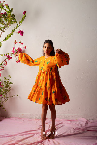 The Cactus Dress Orange