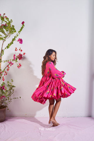 The Cactus Dress Raani Pink