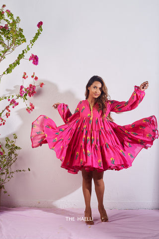 The Cactus Dress Raani Pink