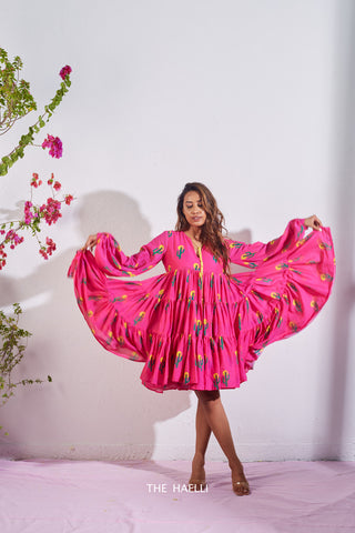 The Cactus Dress Raani Pink