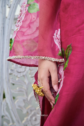 Amira Mulberry Organza Kurta
