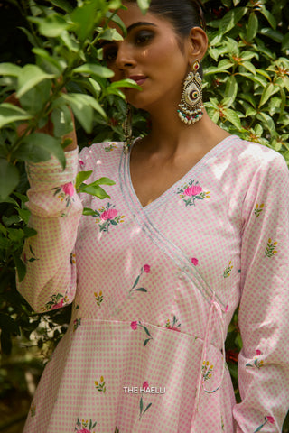 Dot Drama Flared Kurta Set