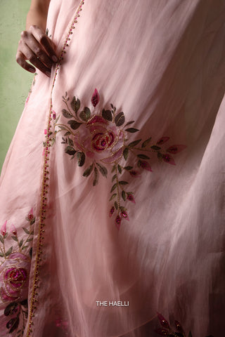 Gulaab Rose Organza Dupatta