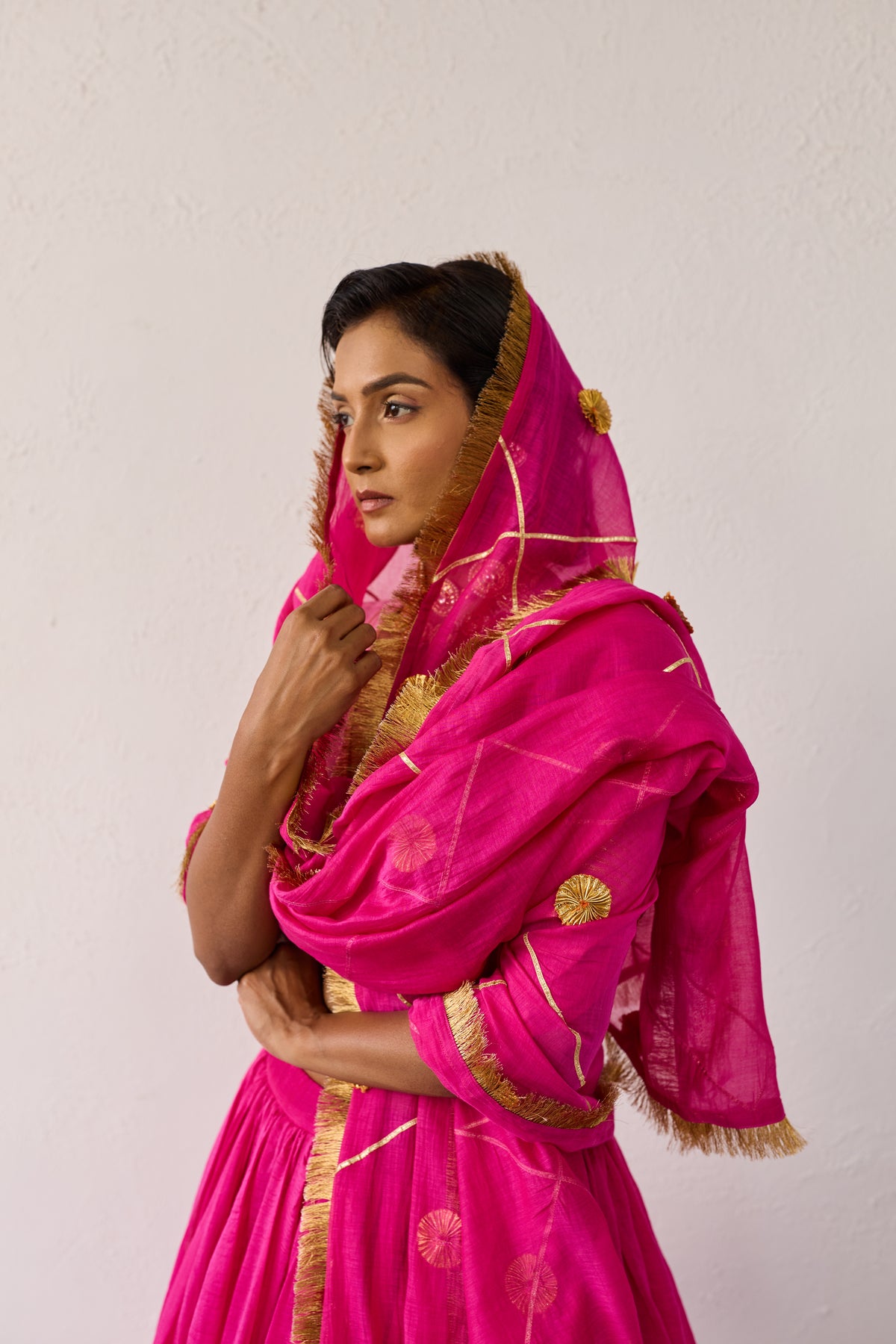 Meera Raani Mul Chanderi Dupatta