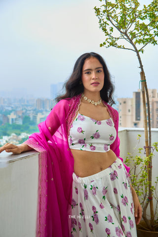 Raavi Satin Silk Lehenga Set