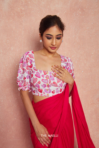 Ruby Cotton Saree on Budget