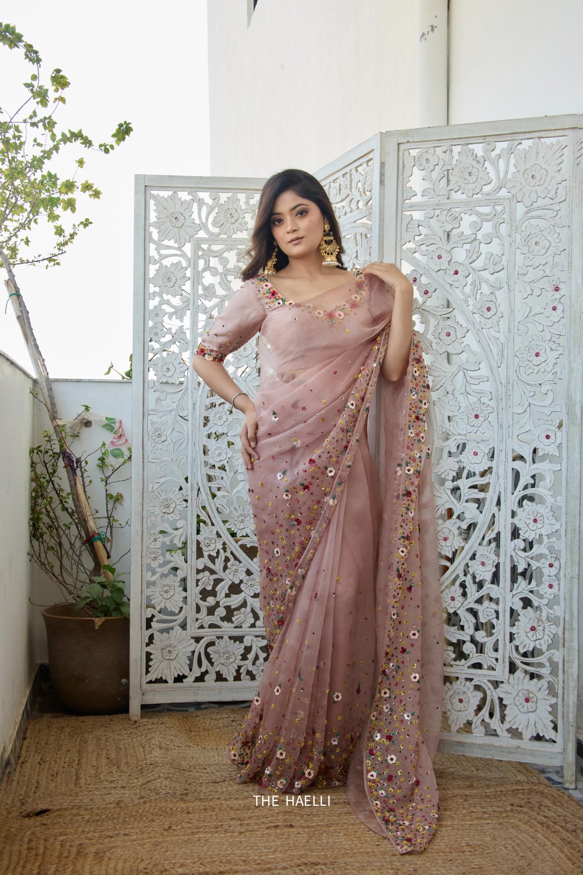 Lily Tan Organza Saree
