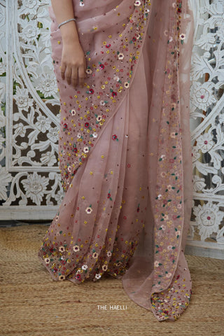 Lily Tan Organza Saree