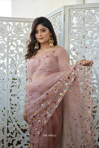 Lily Tan Organza Saree