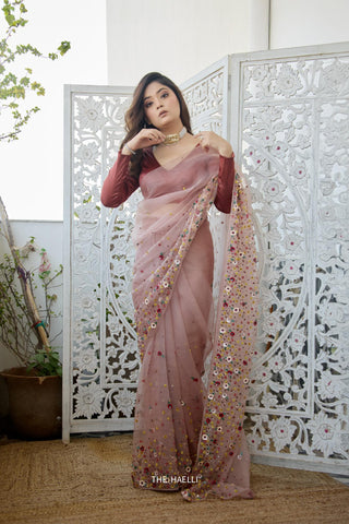 Lily Tan Organza Saree