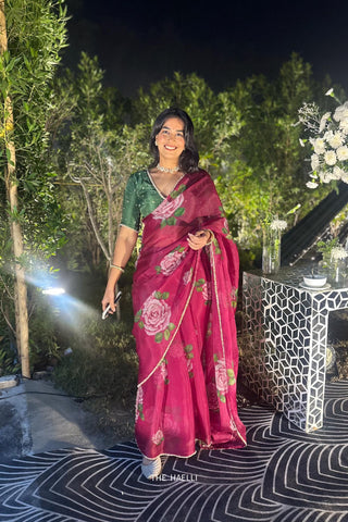 Amira Mulberry Organza Silk Saree