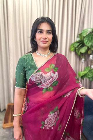 Amira Mulberry Organza Silk Saree