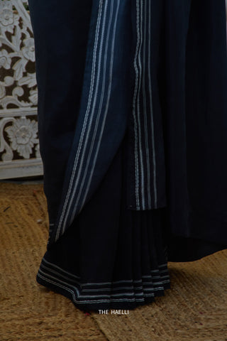 Nera Black Silk Saree