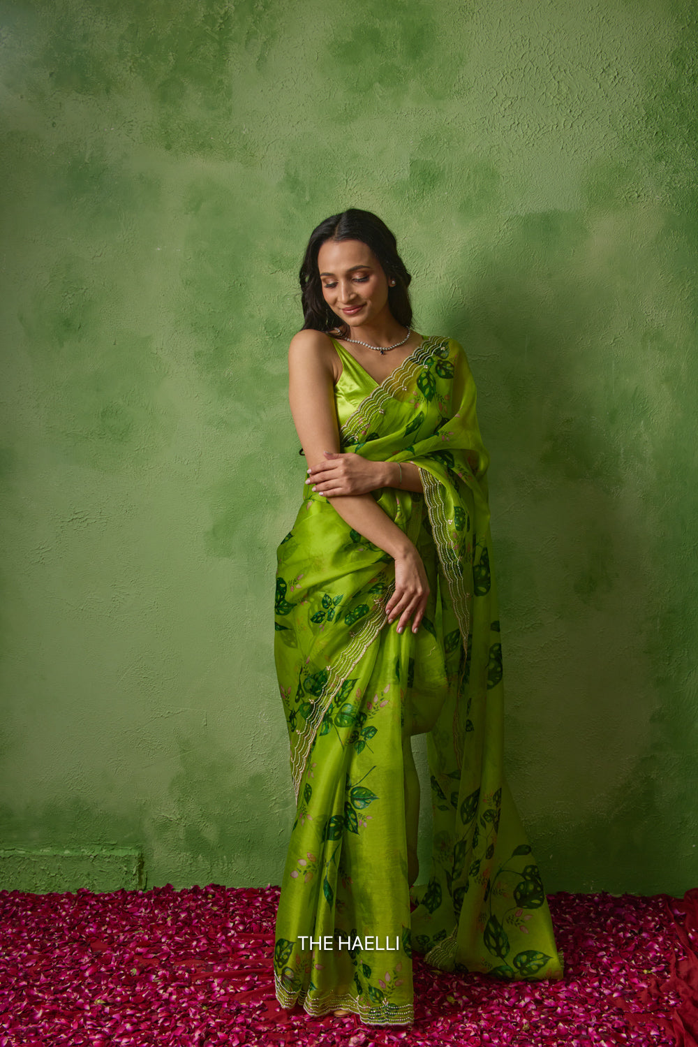 Wild Jungle Organza Saree