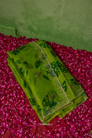 Wild Jungle Organza Saree