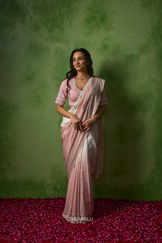 Komal Beige Shaded Cotton Saree