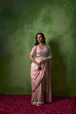 Komal Beige Shaded Cotton Saree