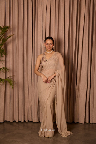 Ivy Tan Chiffon Silk Saree