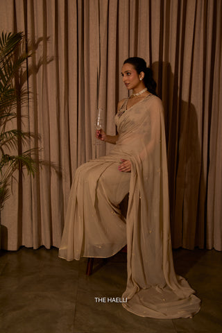 Ivy Tan Chiffon Silk Saree